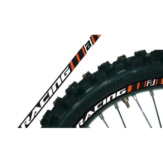 Motorcycle Rim Decoration Stickers Blackbird Racing