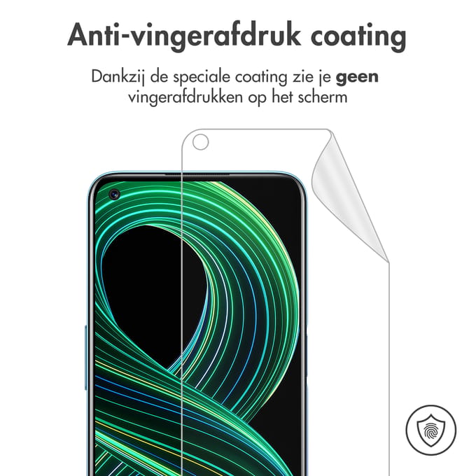 imoshion Screen Protector - Geschikt voor Realme 8 / Realme 8 Pro - Screenprotector Folie 3 Pack