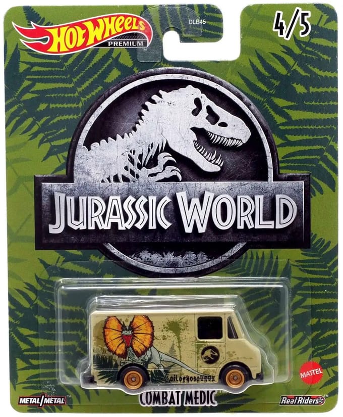 Jurassic World - Combat Medic - Hot Wheels - Diecast - 1:64