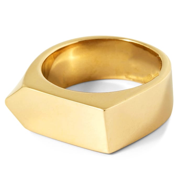 Goudkleurige Vincent Ring