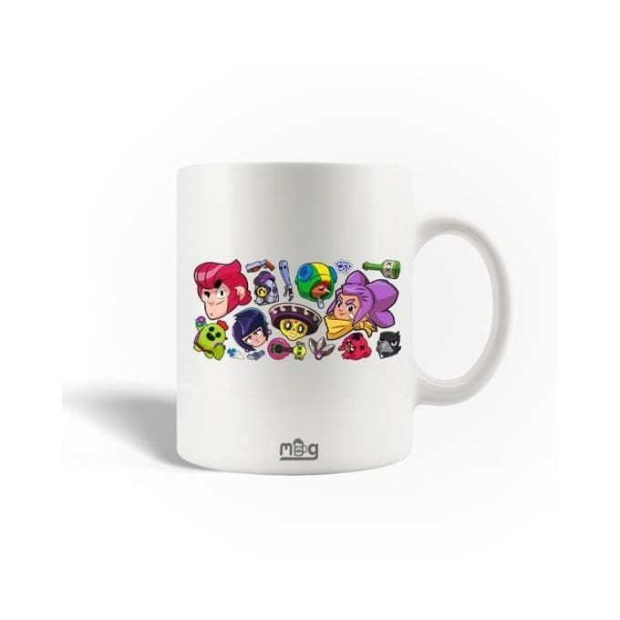 Mug - Brawl Stars - Céramique - 30cl - Compatible lave-vaisselle - Blanc