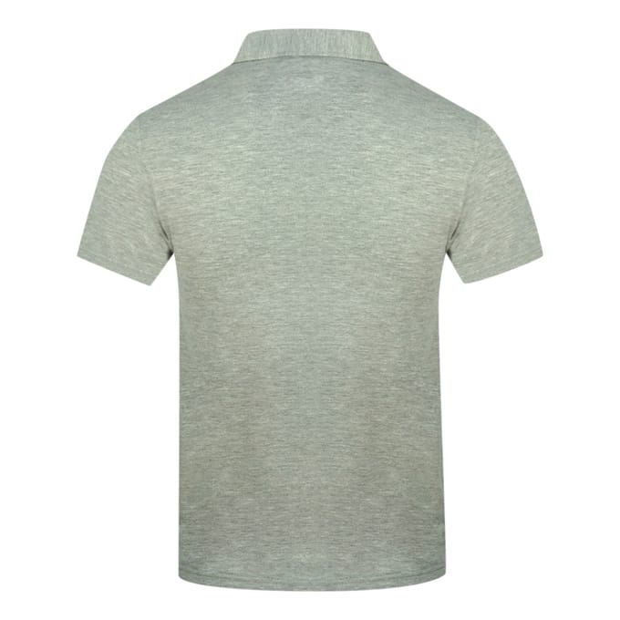 Aquascutum Aldis Crest Logo grijs poloshirt op de borst