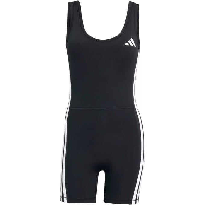 Jumpsui adidas Combinaisons Optime Essentials 3 Stripes noir