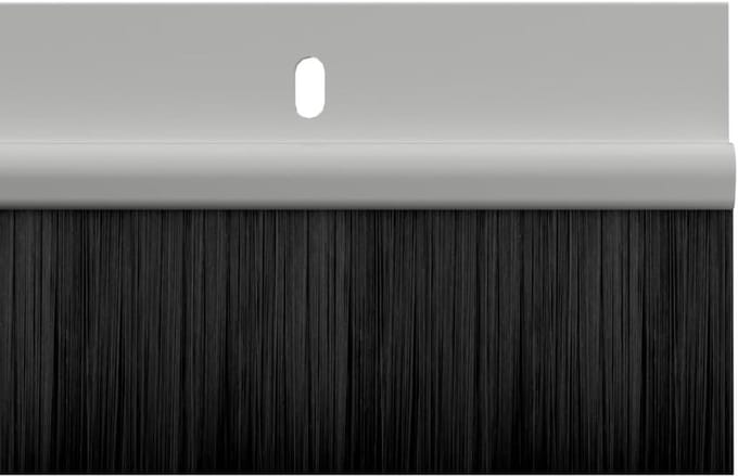 Famanu - Onderkant van de deurborstel afdichting tochtstrip, wit, 914 mm