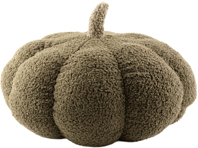 PUMPKIN - Sierkussen 30x30 cm pompoen - groen