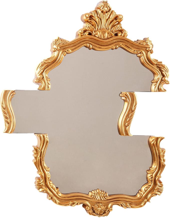 Seletti Tetris Spiegel 70x90 Goud