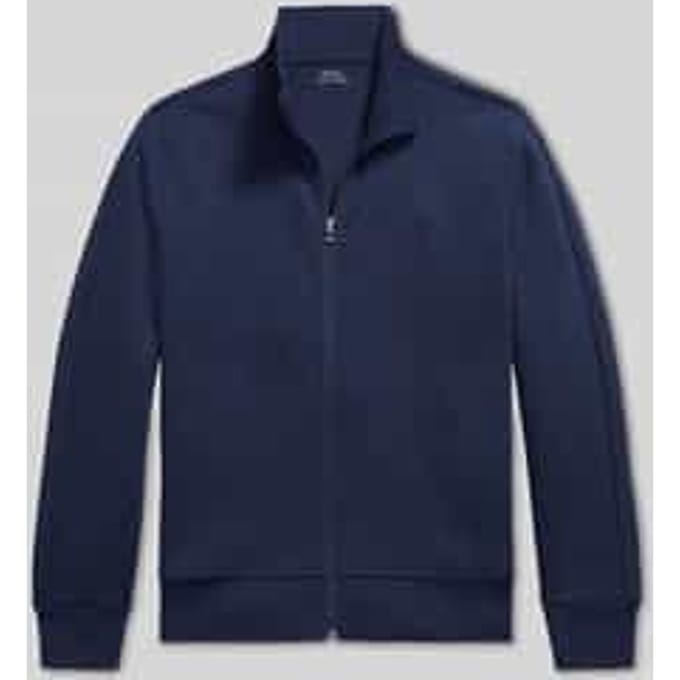 relaxed fit sweatjack van katoenmix