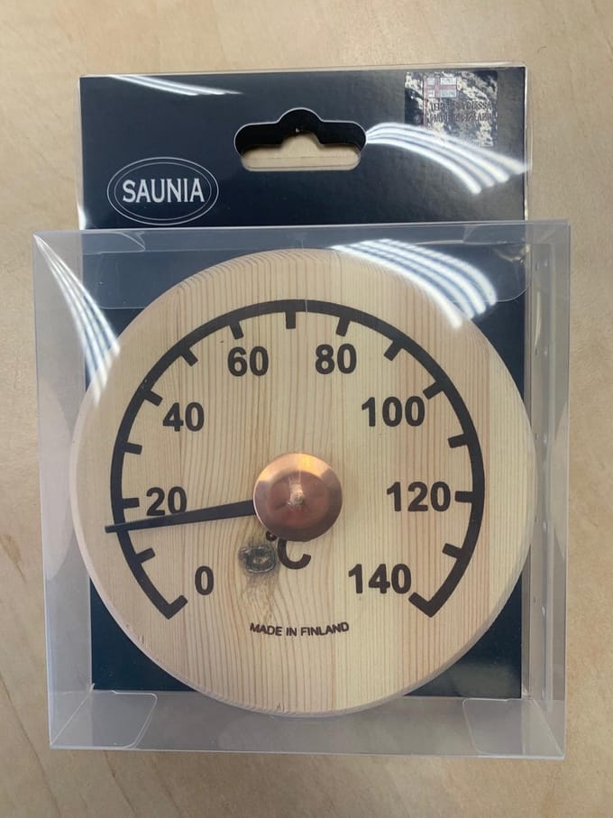 Saunia - ronde thermometer - Finland