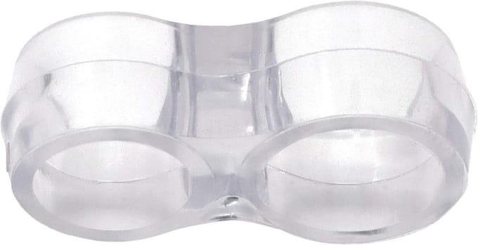 Deurstopper Buffer - Bescherm Buffer - Muren Beschermen - Zacht Elastisch Materiaal - 16mm - Transparant
