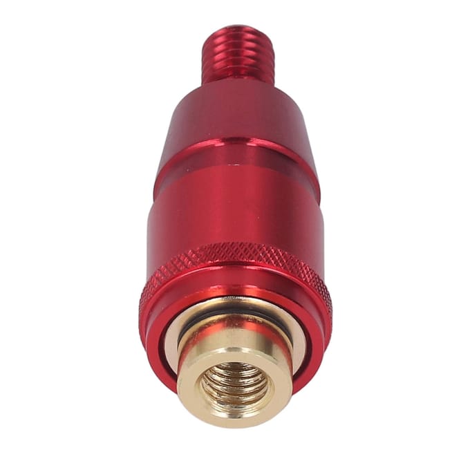 8mm Visnet Hengel Pod Connector Anti Rotatie Schroef Netaansluiting Adapter Universele Connector Vissen rood