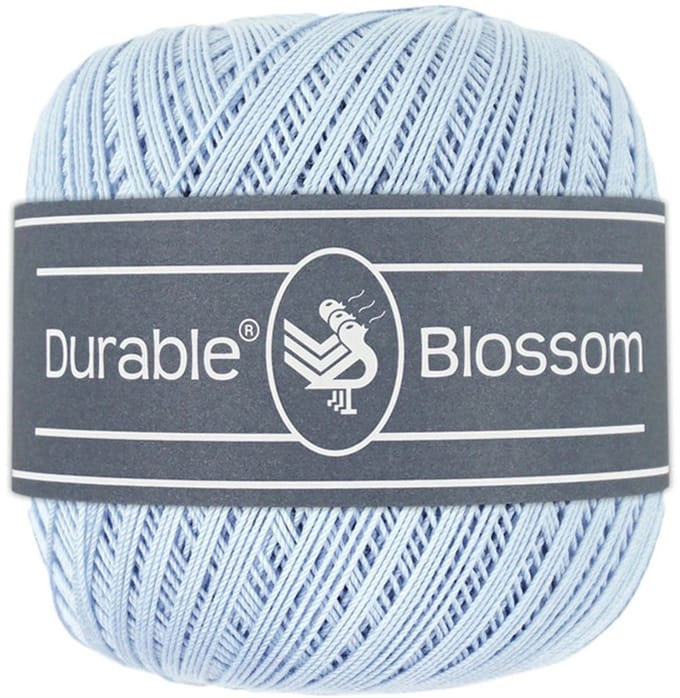 Durable Blossom - 282 Light Blue - Verfijnd Gemerceriseerd Katoen Garen