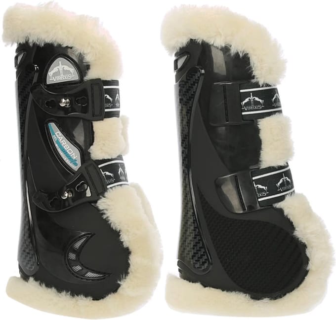 Veredus Peesbeschermers Carbon Gel Vento Save the Sheep-Black-M