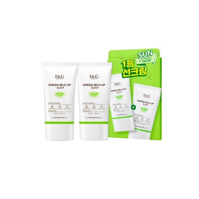 Dr.G Green Mild Up Sun Plus SPF50+ PA++++ 35ml 2 stuks Set
