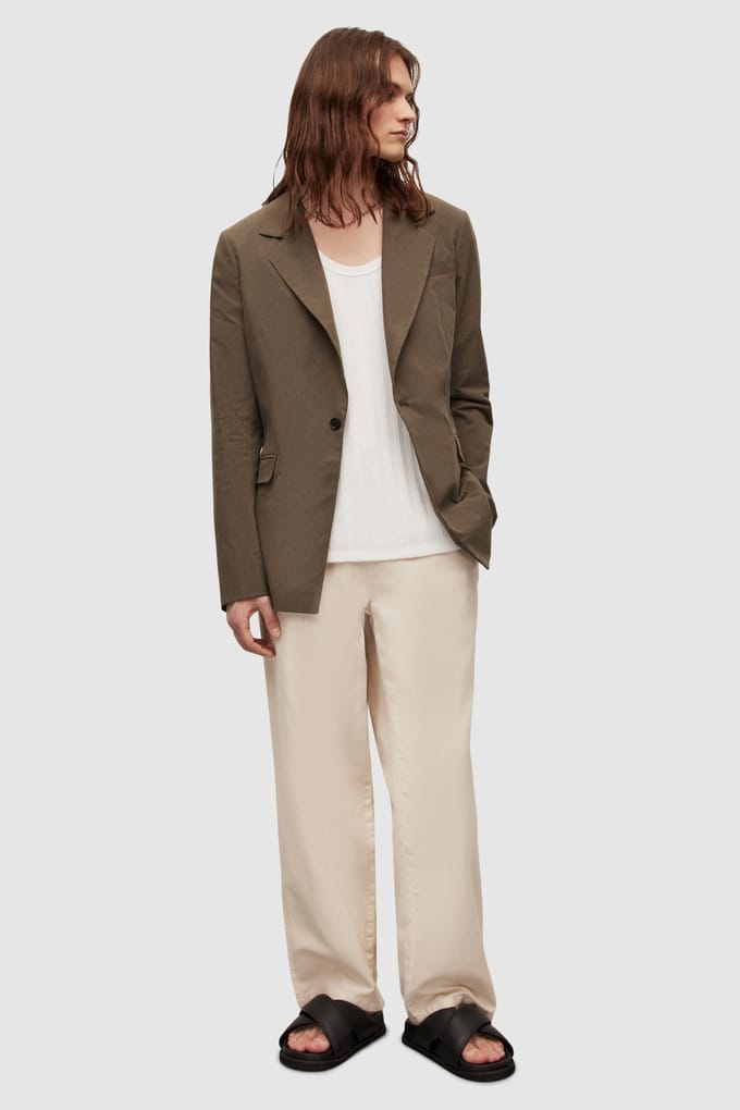 AllSaints Capella Blazer Brown Größe: 36 | Blazer Outlet | Herren | Braun
