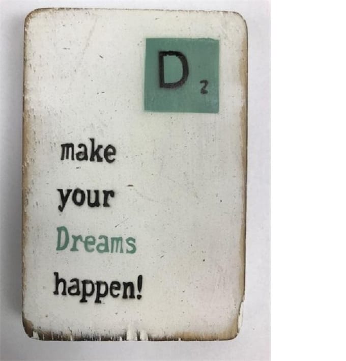 Houten Magneet 6x9 cm Dreams