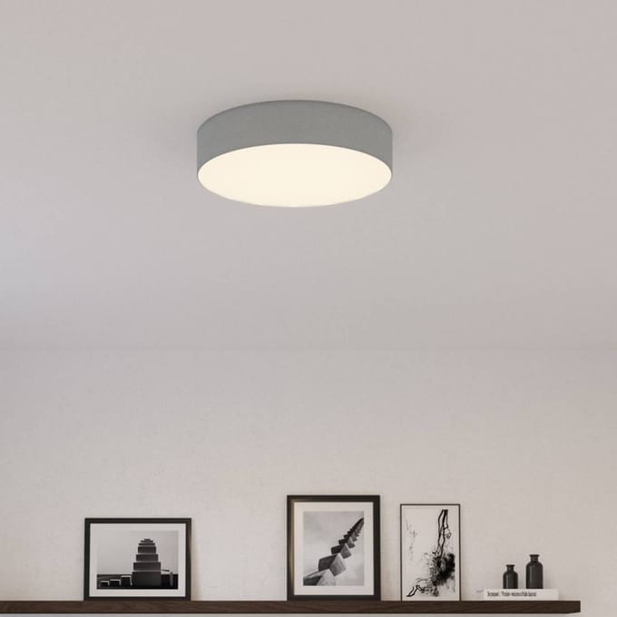 Smartwares Mia plafondlamp, grijs, Ø 50 cm