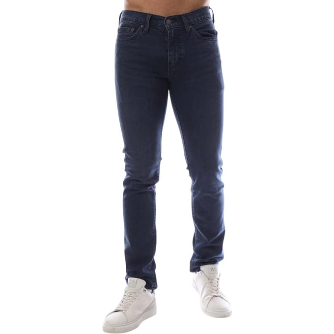 Levis Heren 511 5-Pockets Slim-fit Jeans (Donkerblauw)