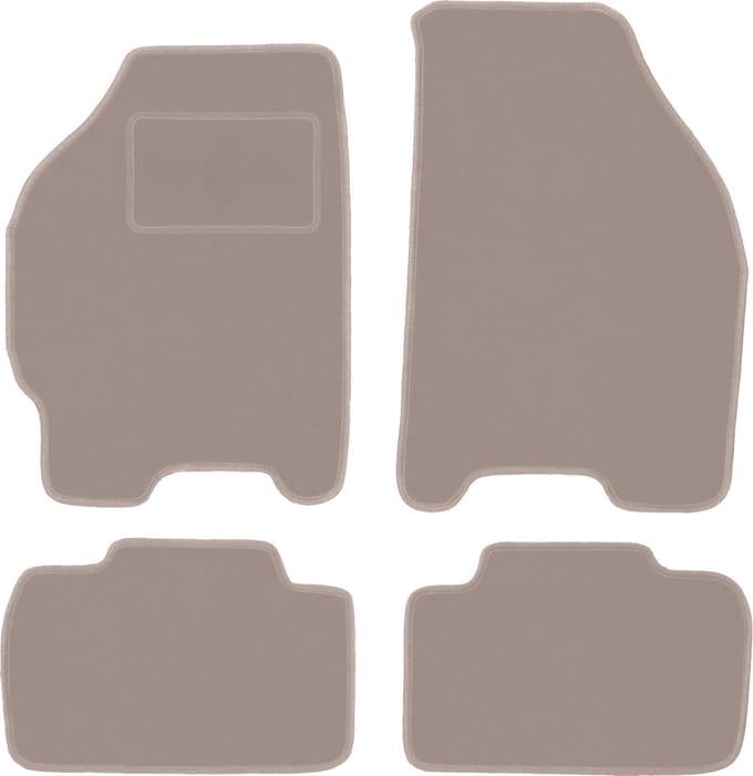 Beige veloursmatten voor: Fiat Punto II hatchback (1999-2010)