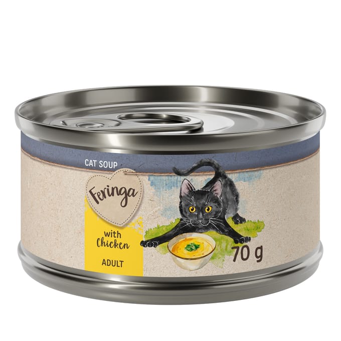 Voordeelpakket Feringa Kattensoep 24 x 70 g - Kip