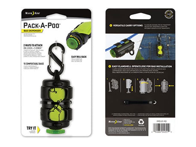 Nite ize pack-a-poo dispencer
