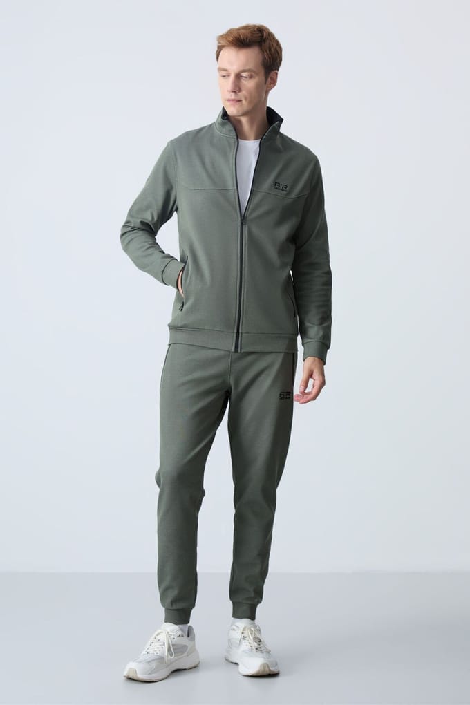 Heren Fleece Sweatshirt en Broek Set