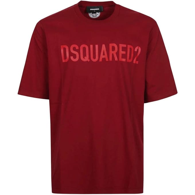 DSquared2 Herenlogo T-Shirt (Rood)