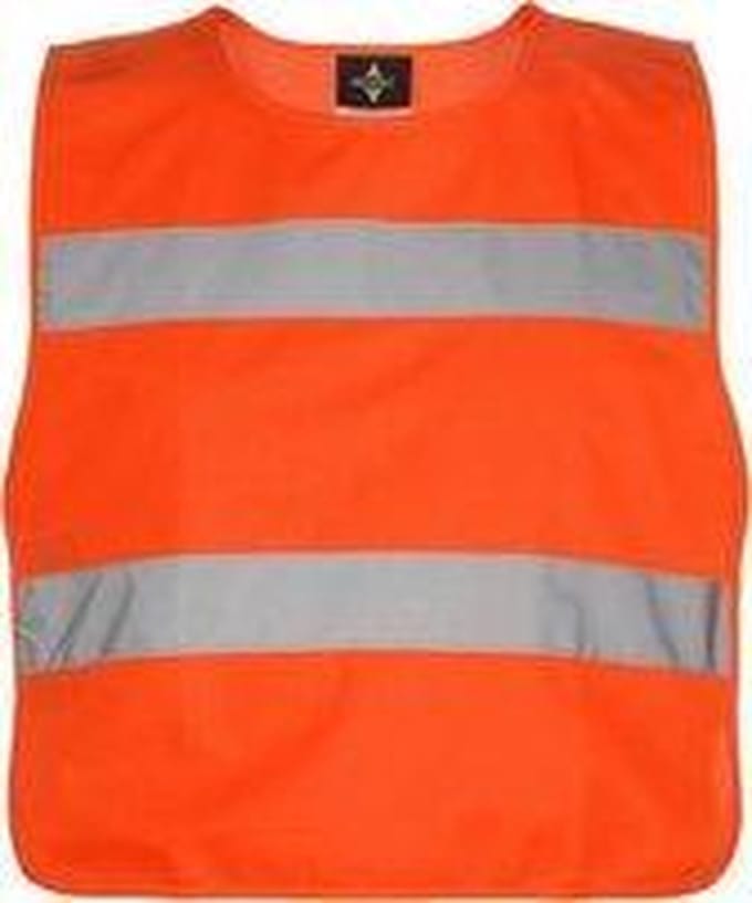 KX102 Korntex Veiligheid Poncho Kind - Maat L (+12 jaar) – Oranje