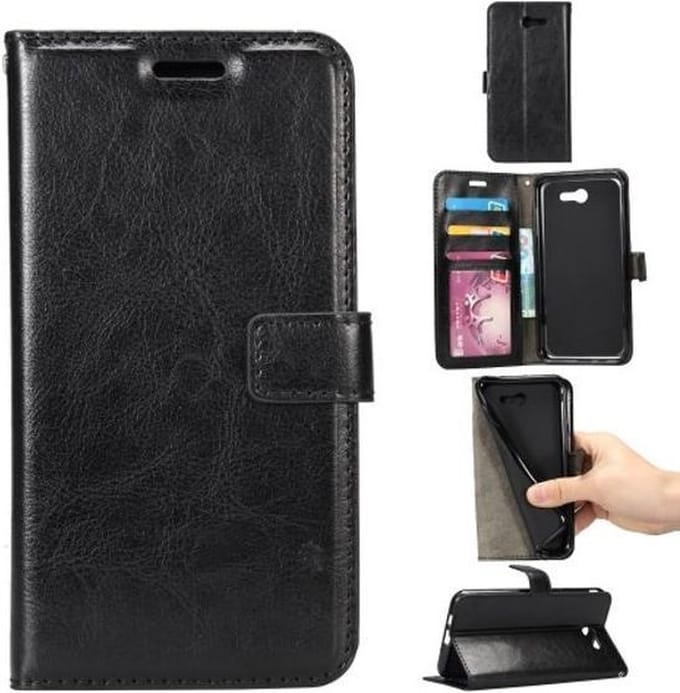 Samsung Galaxy J5 2017 portemonnee hoesje - zwart