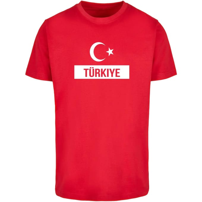Merchcode - Merchcode Football Turkey 2 Heren Tshirt - L - Rood