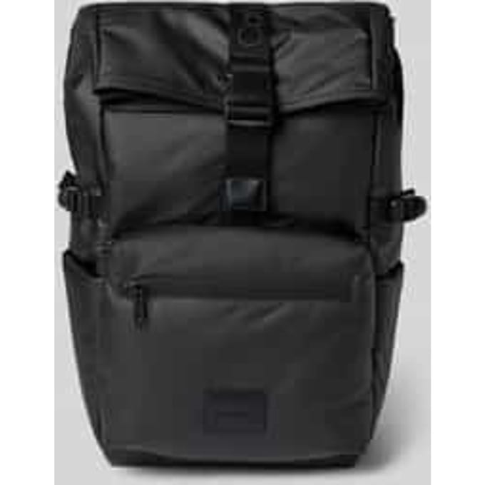 Rugzak met rolltop en labelpatch