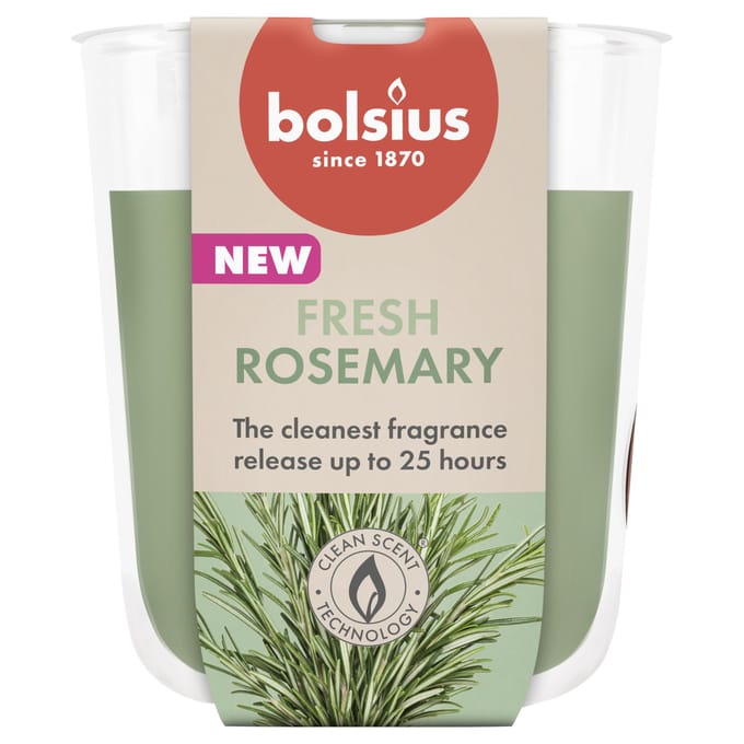 Bolsius geurglas 80/73 true scents rosemary