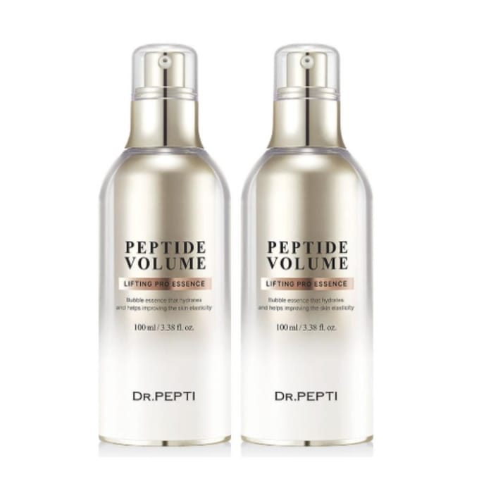 Dr. Pepti Peptide Volume Lifting Pro Bubble Essence 100ml x2 | Essence Peptidique Lifting white