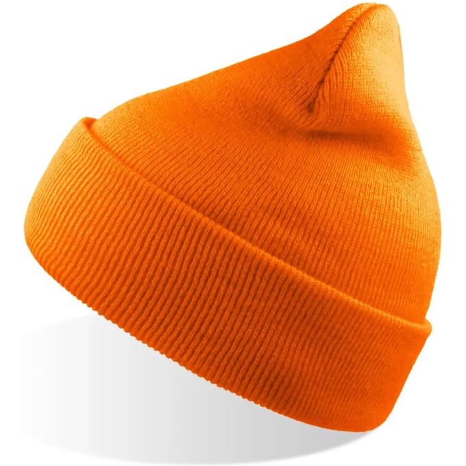 Atlantis Headwear - Wind Beanie Recycled - Orange Fluo - One Size