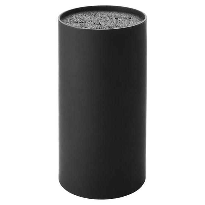 IBILI 799000 Support pour Couteaux et Ciseaux, Plastique, Noir, 11 x 11 x 23 cm
