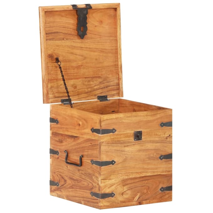 vidaXL - Kist - 40x40x40 - cm - massief - acaciahout