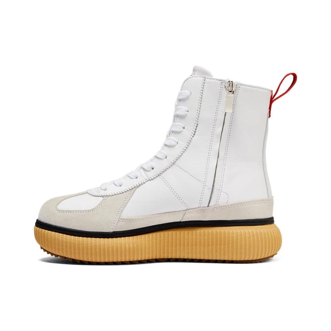 Onitsuka Tiger Delecity Boot Wit Vurig Rood Unisex Sneakers 1183C158-100 39 white