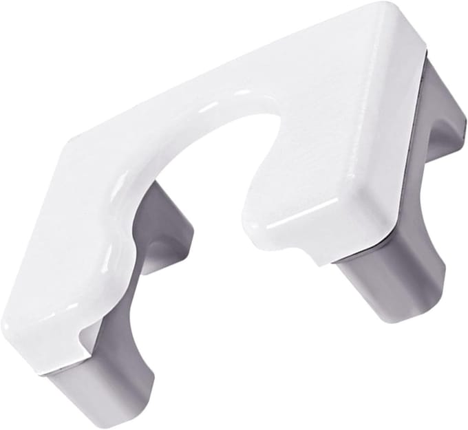 Toiletkruk - Douchestoel - Veiligheid in bad - Antislip ontwerp - 35 x 28 x 8 cm - Grijs