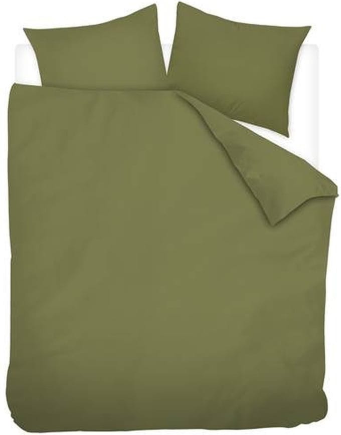 Snoozing Sade Dekbedovertrek - Extra breed - 260x200/220 cm - Groen
