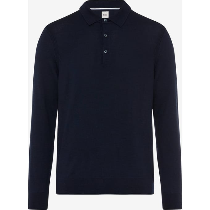 Brax Heren Trui  Style PASCAL dark navy, donkerblauw, maat M
