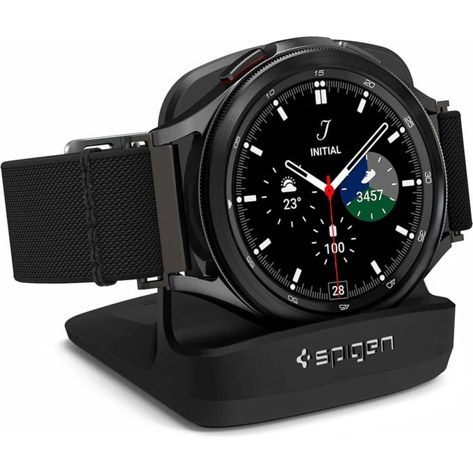 Spigen Night Stand S352 voor de Samsung Galaxy Watch series 1-4 - Black