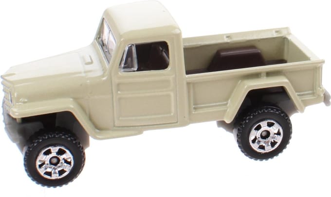 Matchbox Jeep Pickup 4x4 Metal 6,5 Cm Schaal 1:64 Beige