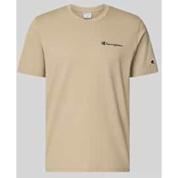 T-shirt met logo-stitchings model 'ICONS CONTRAST'