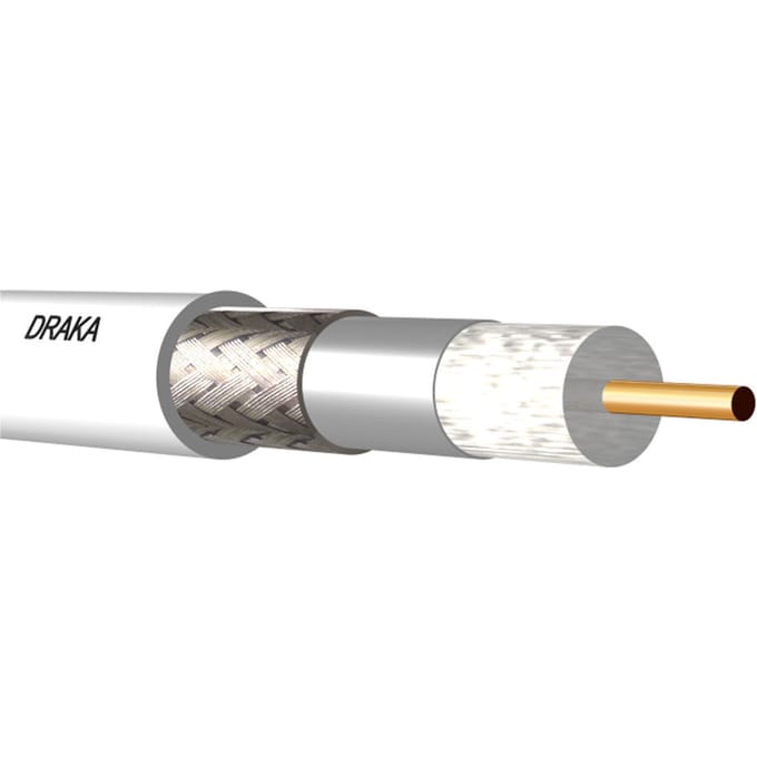 Draka 9 coaxiale kabel - 128012F3 [100 Meter]