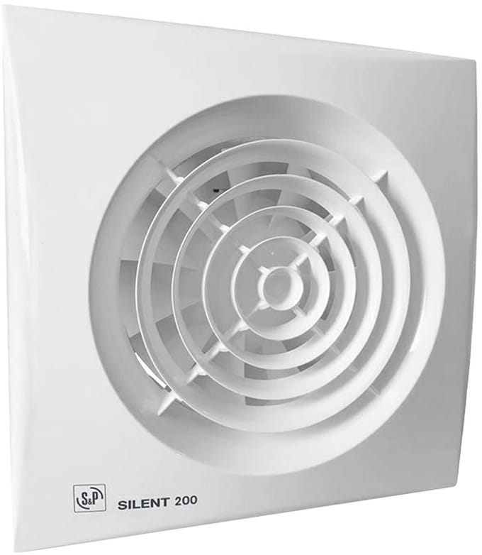 Soler & Palau Silent 200CZ (SILENT200CZ) - badkamerventilator - Ø 120mm - aan/uit schakelen