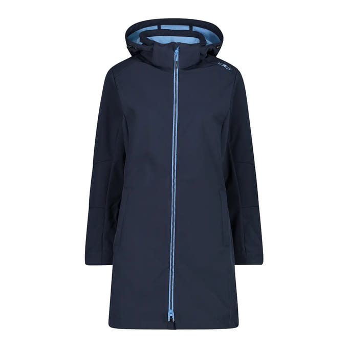Dames parka met rits en capuchon CMP
