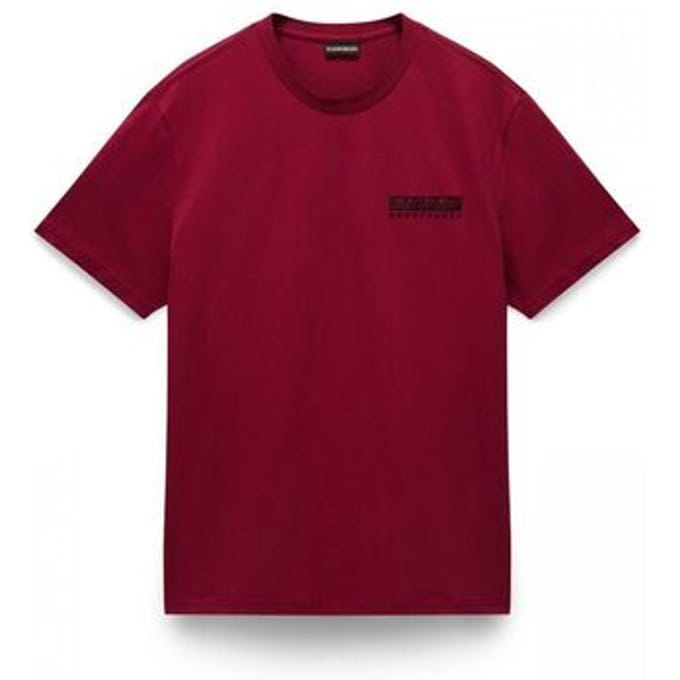 T-shirt Napapijri S-VIGNONI BACK - NP0A4ILX-R1E1 TIBETAN RED