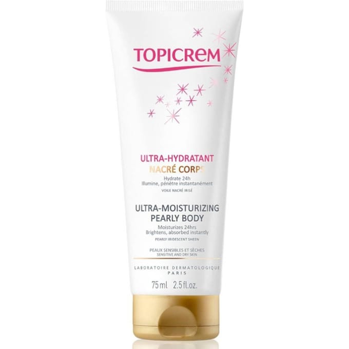 Topicrem Ultra Hydraterende Lichaamsmelk met Glittereffect 75 Crème