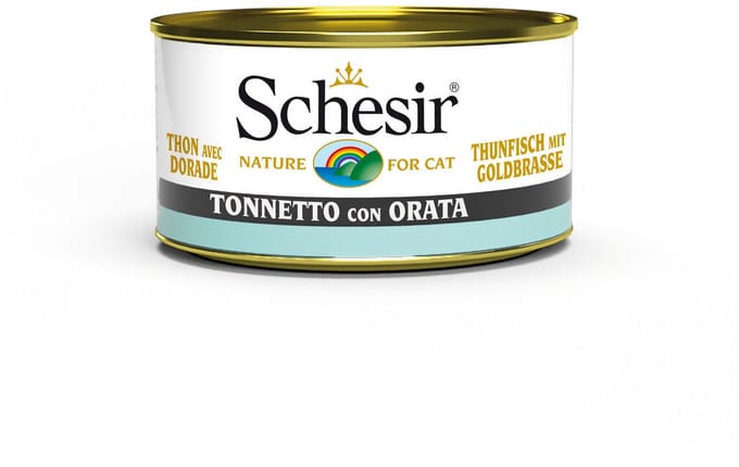 Schesir Kat Blik Ocean 85 g - Kattenvoer - Tonijn&Zeebrasem