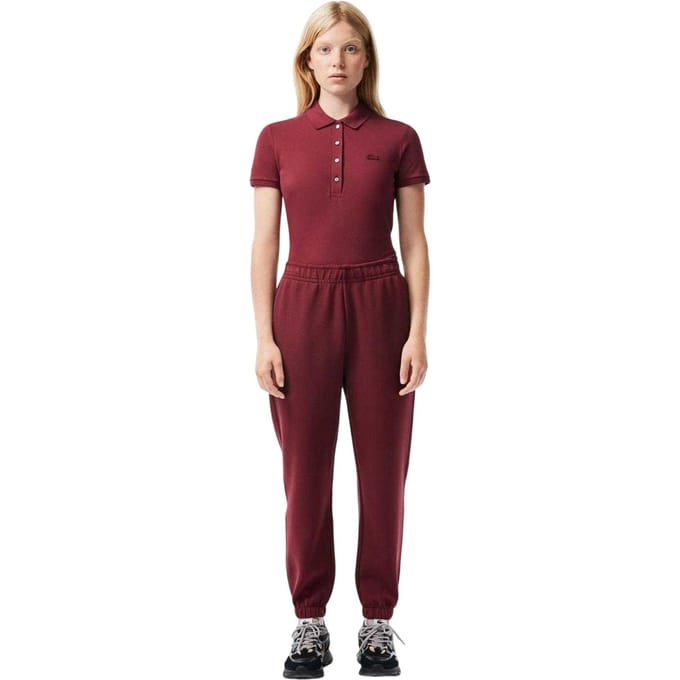 Lacoste Dames/Dames Regular Joggingbroek (Bourgondië)