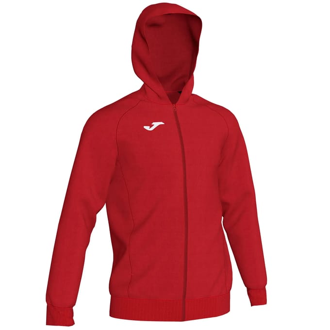 Joma Menfis Jas Met Kap Kinderen - Rood | Maat: 3XS (140)